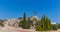 Cross on the hill near Agios Epiphanios church in Ayia Napa, Cyprus