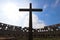 Cross inside of Colosseum