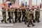 Cross march marking the Veneration of the Cross Sunday in Uzhgorod, Ukraine