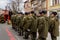 Cross march marking the Veneration of the Cross Sunday in Uzhgorod, Ukraine