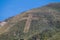 Cross on a mountain above Chivay village, near Colca canyon, Pe
