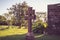 The cross that represents the Jesuit missions in southern Brazil.