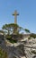 Cross Santuari de Sant Salvador Monastery San Salvador, Spain