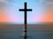 Cross in the sea