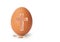 Cross shape in an egg shell; Easter, conceptual