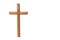 The cross standing on white background. Cross on a backdrop.The cross symbol for Jesus christ. Christianity, religious, faith, Jes