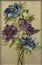 cross stitch flowers amazingly colorful and very beautiful nice background embroidered fabric texture