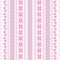 Cross-stitch pattern in pink