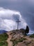 Cross to the Vayolet Refuge Dolomites