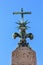 Cross Top Obelisk Sallustiano Trinita Dei Monti Spanish Steps Rome Italy