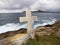 Cross tribute to sailors lost at sea in Galicia.