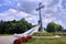 The Cross of Trust monument in Przemysl, Poland