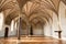 Cross Vault in medieval Cloister of Malbork Castle, Poland