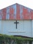 cross at wall church