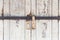Crossbar Door Lock rusty
