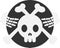 Crossbones Skeleton Badge / Emblem