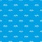 Crossed chequered flags pattern seamless blue