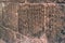 Crosses etched into the stone walls of the Church of the Holy Sepulcher, marking the site of Jesus` crucifixion
