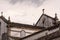 The crosses at the roof of some houses of the colonial city of Paraty, Brazil.