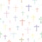 Crosses seamless pattern background icon