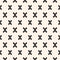 Crosses seamless pattern. Modern funky texture.