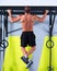 Crossfit toes to bar man pull-ups 2 bars workout