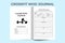 Crossfit WOD KDP interior journal. Daily exercise routine and skill tracker template. KDP interior notebook. Crossfit WOD planner