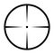 Crosshair target vector symbol icon design.