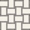 Crosshatch vector seamless geometric pattern. Crossed graphic rectangles