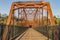 Crossing the Fair Oaks Bridge near Sacramento, California