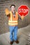 Crossing Guard at School