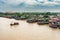 Crossing Kedah river at Kuala Kedah, Malaysia.