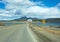 Crossing a lake in the yukon territories in the springtime