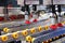 Crossing of the roller sawmill conveyor, Production line conveyor roller transportation objects