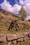 Crossing a stile in Peak District