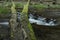 Crossing the Stream at Weavers Falls