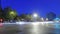 Crossroad of zhuque street near the little wild goose pagoda at dawn