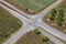 Crossroads Aerial Rural Highway