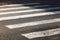 Crosswalk asphalt background zebra road