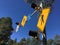 Crosswalk Sign In Blue Sky