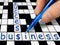 Crossword - business and success