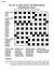 Crossword puzzle game of 15x15 size grid. Large print, quick style, criss-coss. No p22824, no hint letters.