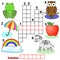 Crossword words game for children