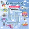 Crosswords puzzle game of Aircraft Transportations for preschool kids activity worksheet
