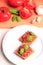 Crostini with tomato