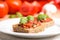 Crostini with tomato