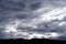 Croton-on-Hudson, New York, USA: Silhouette of a lone person on a path at the top of a hill