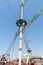 Crow\'s nest on the mainmast of a ship.