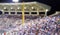 Crowd of fans on baseball stadium