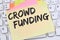 Crowd funding crowdfunding collecting money online investment in